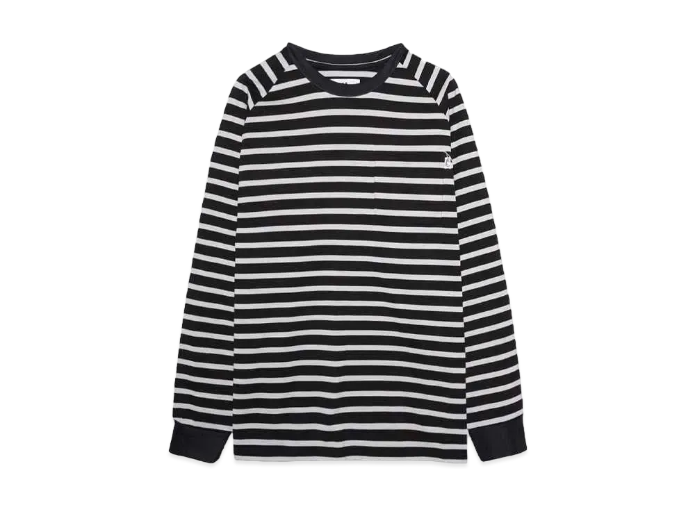 CMF OUTDOOR GARMENT BORDER TEE L/S "BLACK"