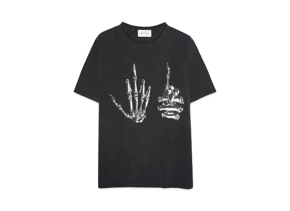 MAYO F●CKIN F●CK PRINT SHORT SLEEVE TEE "FADE BLACK"