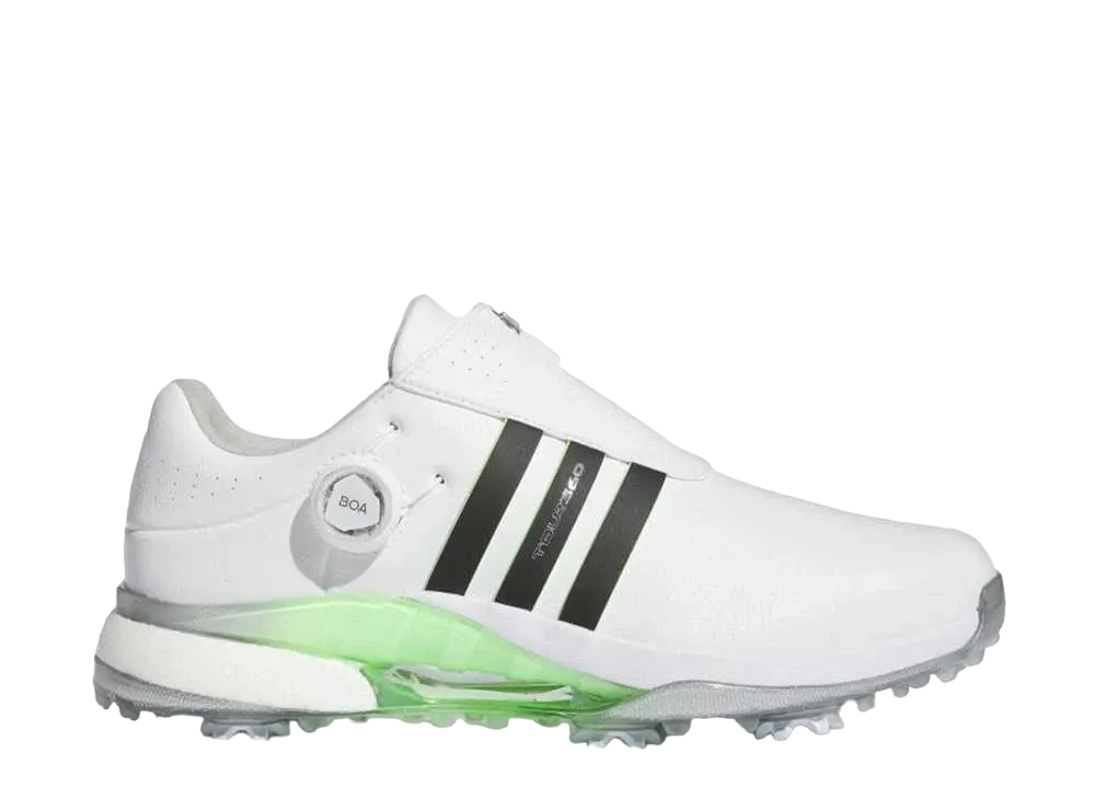 アディダス ツアー360 24 ボア "フットウェアホワイト/コアブラック/グリーンスパーク"