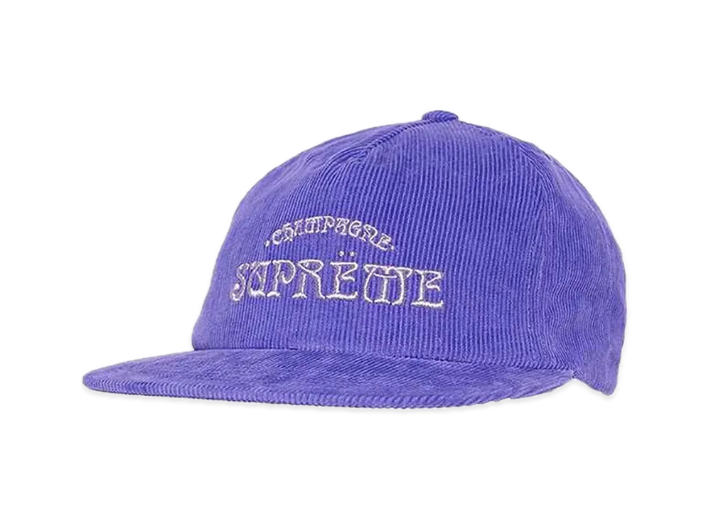 Supreme Champagne Corduroy 5-Panel "Blue"