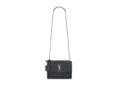 Saint Laurent Sunset Medium In Smooth Leather "Storm"