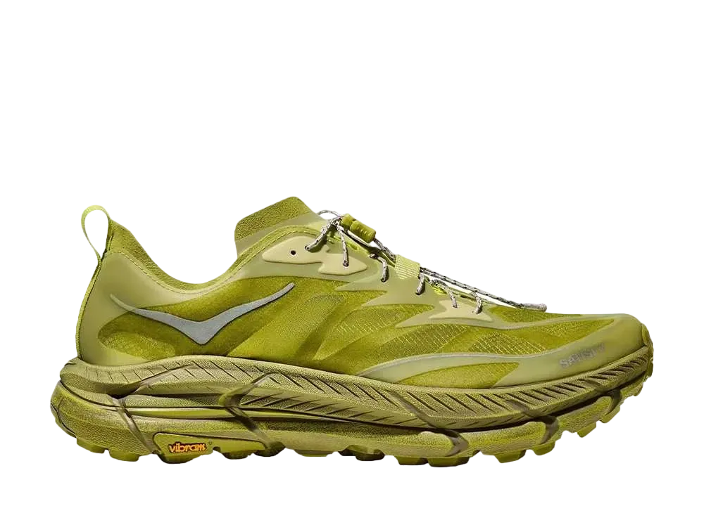 Satisfy × Hoka Mafate Speed 4 Lite "Sulfur"