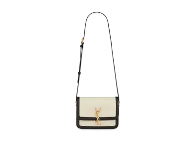 Saint Laurent Solferino Small Satchel In Box Saint Laurent Leather "Vintage White"