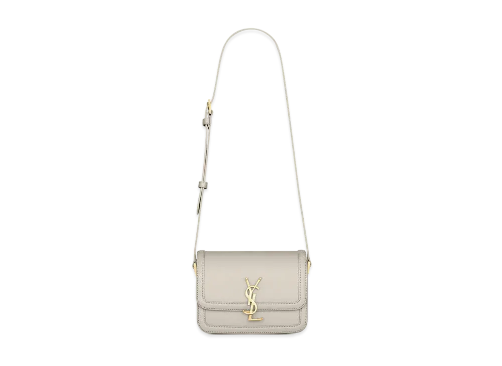 Saint Laurent Solferino Small Satchel In Box Saint Laurent Leather "Vintage White"