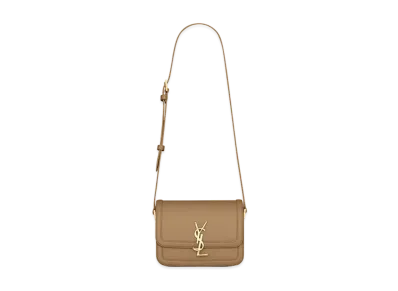 Saint Laurent Solferino Small Satchel In Box Saint Laurent Leather "Natural Tan"