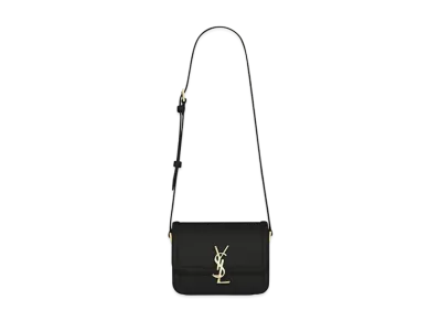 Saint Laurent Solferino Small Satchel In Box Saint Laurent Leather "Black"