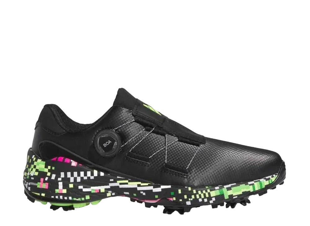 アディダス ゼットジー23 ボア グリッチ "コアブラック/ルシッドレモン"