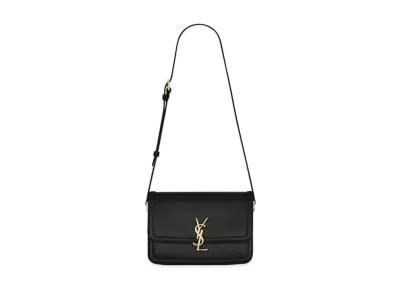 Saint Laurent Solferino Medium Satchel In Box Saint Laurent Leather "Black"
