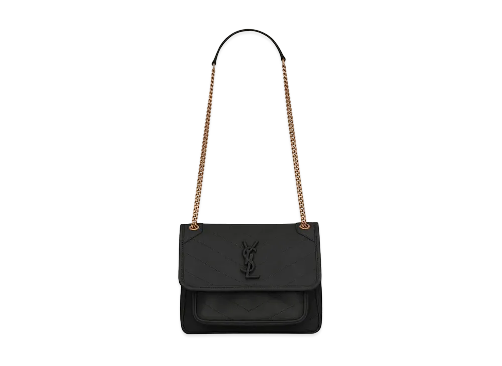 Saint Laurent Niki Baby In Lambskin "Black"