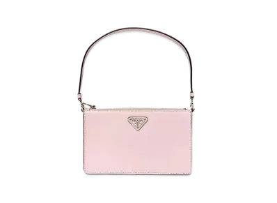 PRADA Brushed Leather Mini Bag "Alabaster"