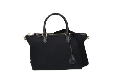 PRADA 2WAY Handbag With Strap Glace Calf "Black"