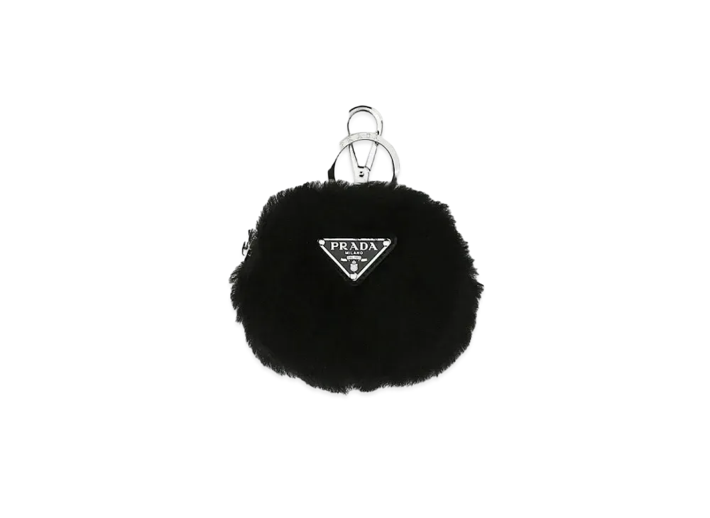 PRADA Mini Fur Pouch "Black"