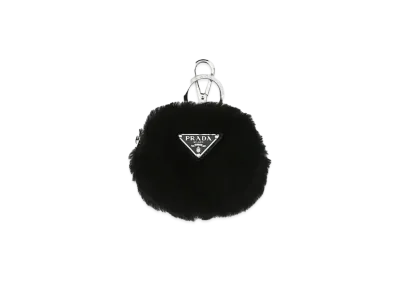 PRADA Mini Fur Pouch "Black"