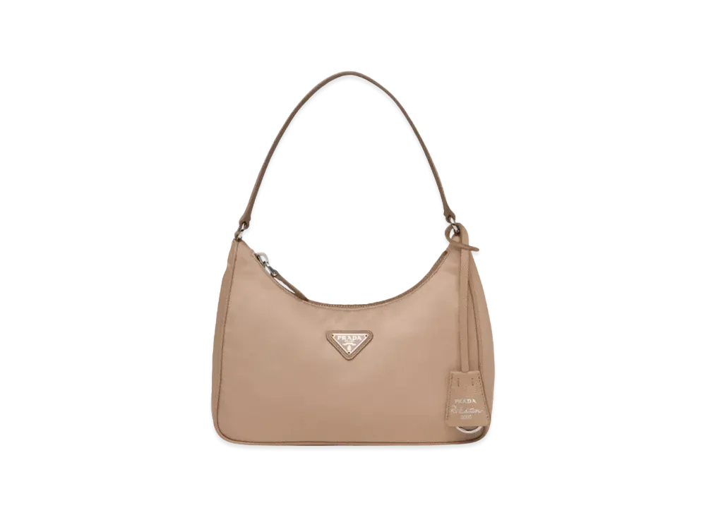 PRADA Re Edition 2005 Re Nylon Mini Bag "Cameo Beige"