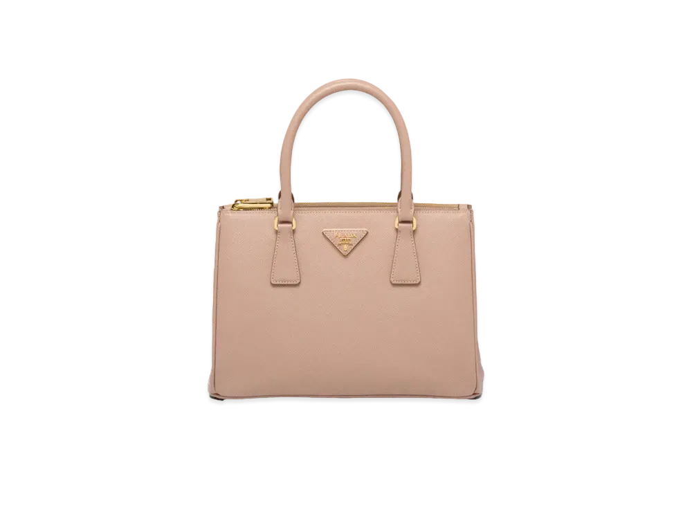 PRADA Medium Prada Galleria Saffiano Leather Bag "Pink Beige"
