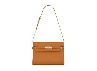 Saint Laurent Manhattan Shoulder Bag In Box Saint Laurent Leather "Cork"