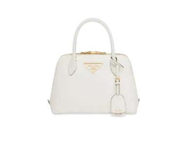 PRADA Promenade Saffiano Leather Bag "White"