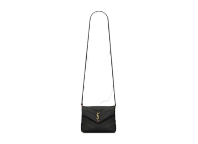 Saint Laurent Loulou Toy Bag In Matelasse Y Leather "Black"