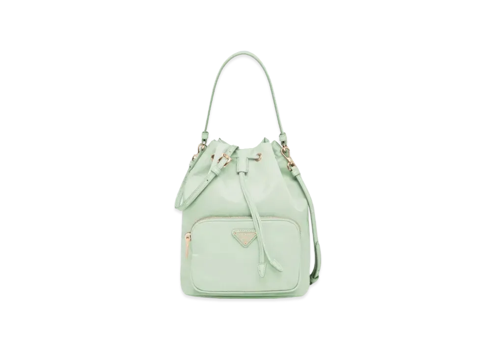 PRADA Duet Re Nylon Shoulder Bag "Aqua"