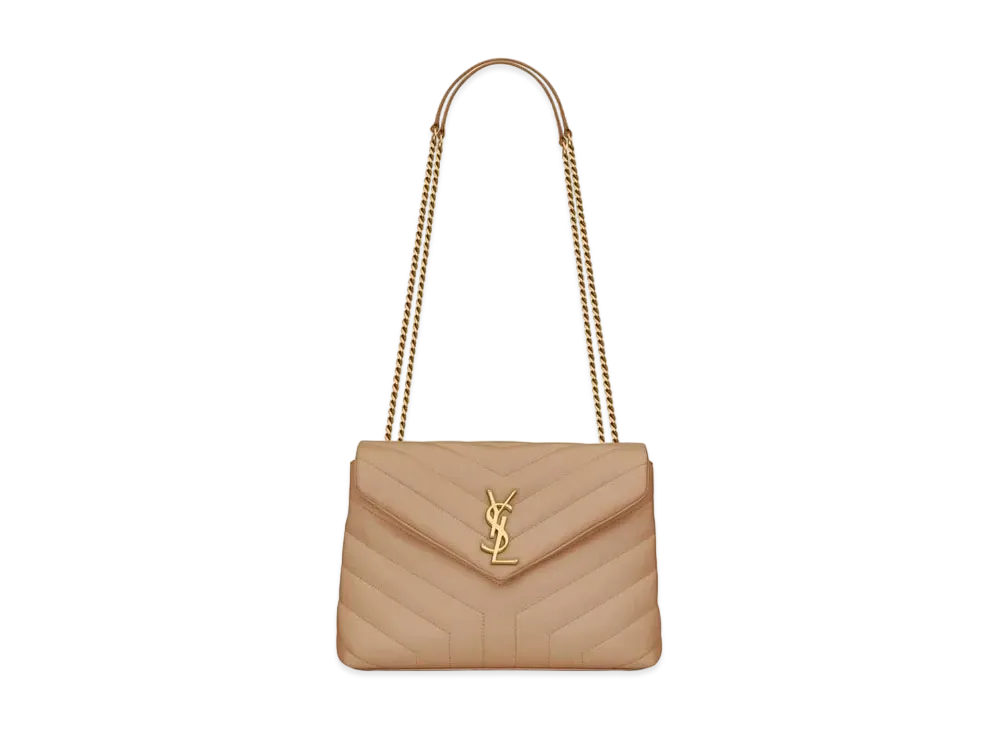 Saint Laurent Loulou Small In Matelasse Y Leather "Rouge Legion"