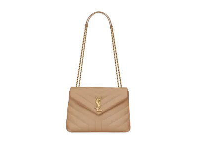 Saint Laurent Loulou Small In Matelasse Y Leather "Rouge Legion"