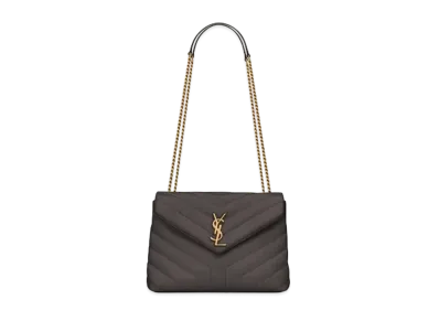 Saint Laurent Loulou Small In Matelasse Y Leather "Storm"