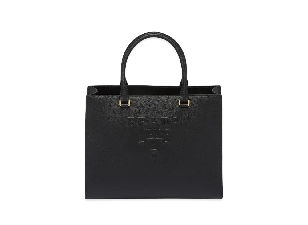 PRADA Medium Saffiano Leather Handbag "Black"