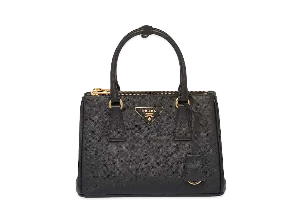 PRADA Small Prada Galleria Saffiano Leather Bag "Black