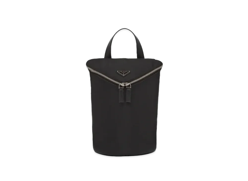 PRADA Re Nylon and Leather Backpack "Black"