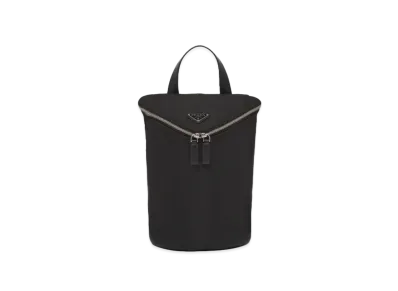 PRADA Re Nylon and Leather Backpack "Black"