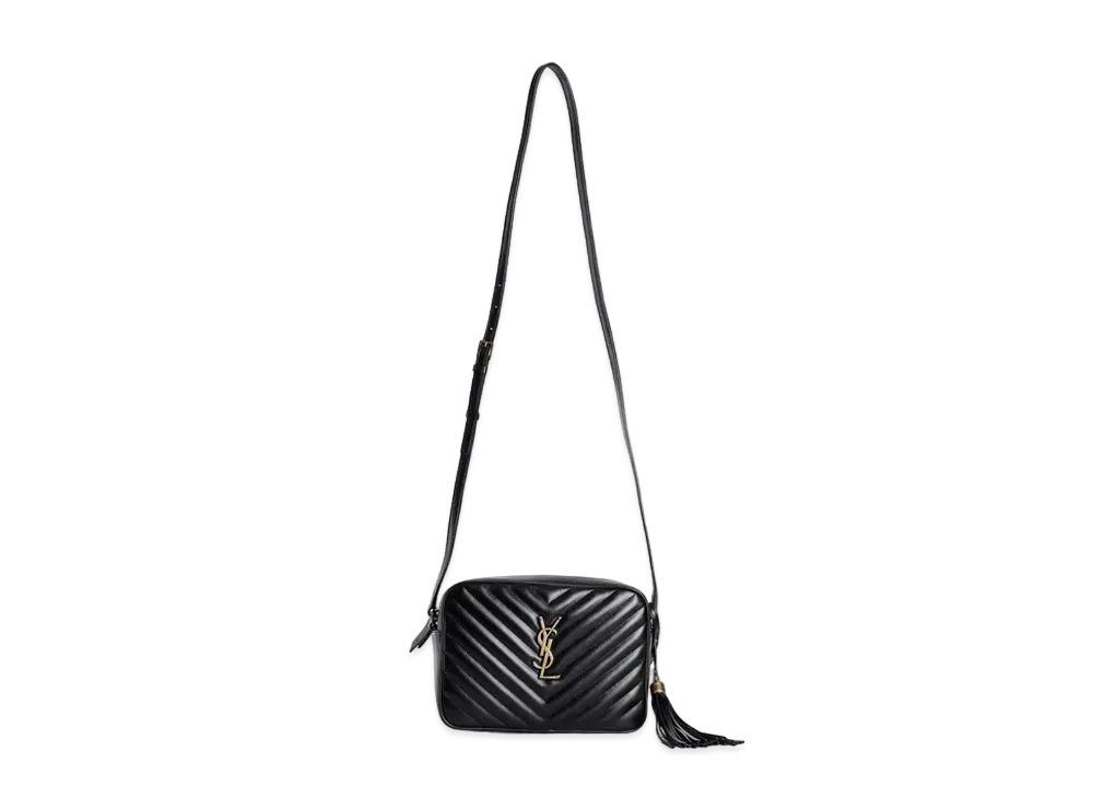 Saint Laurent Lou Camera Bag In Quilted Leather "Black"
