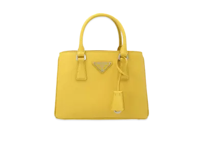 PRADA Galleria Saffiano Leather Mini Bag "Sunny Yellow"