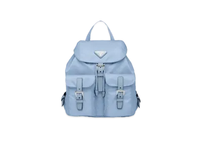 PRADA Re Nylon Small Backpack "Celeste"