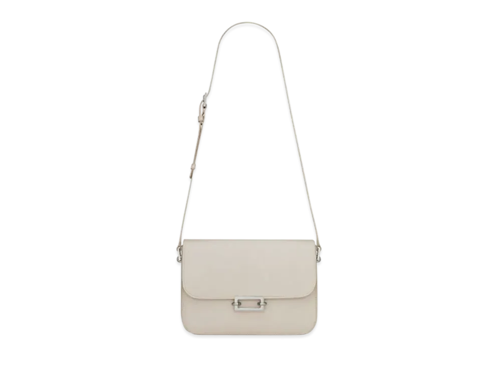 Saint Laurent Le Pave Satchel In Smooth Leather "Vintage White"