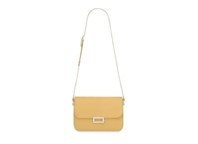 Saint Laurent Le Pave Satchel In Smooth Leather "Saffron"