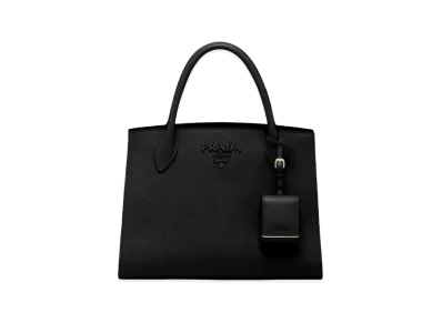 PRADA Monochrome Medium Saffiano Bag "Black"