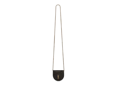 Saint Laurent Le K Baby Satchel In Precious Patchwork And Leather "Black Coffee"