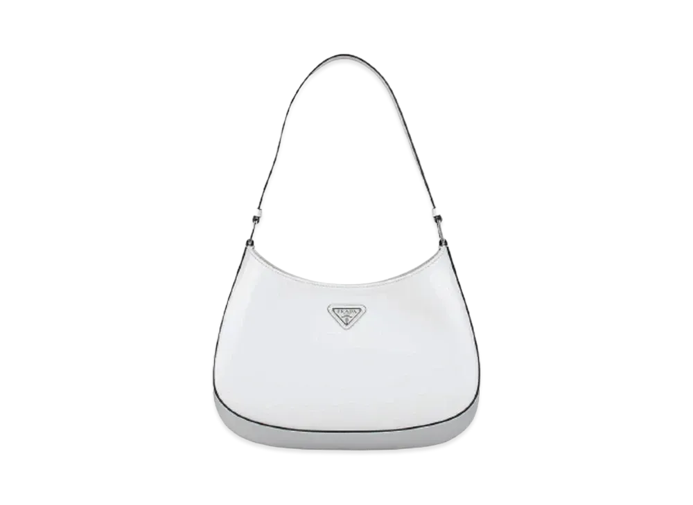PPADA Cleo Brushed Leather Shoulder Bag "White"