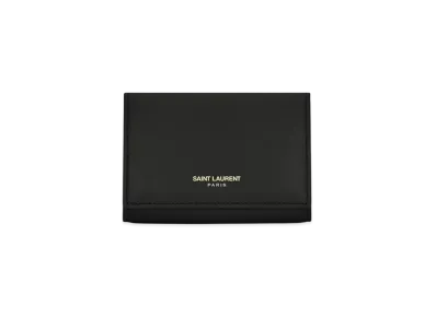 Saint Laurent Key Pouch In Smooth Leather "Black"