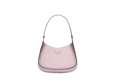PRADA Cleo Brushed Leather Shoulder Bag "Gradient Alabaster Pink"