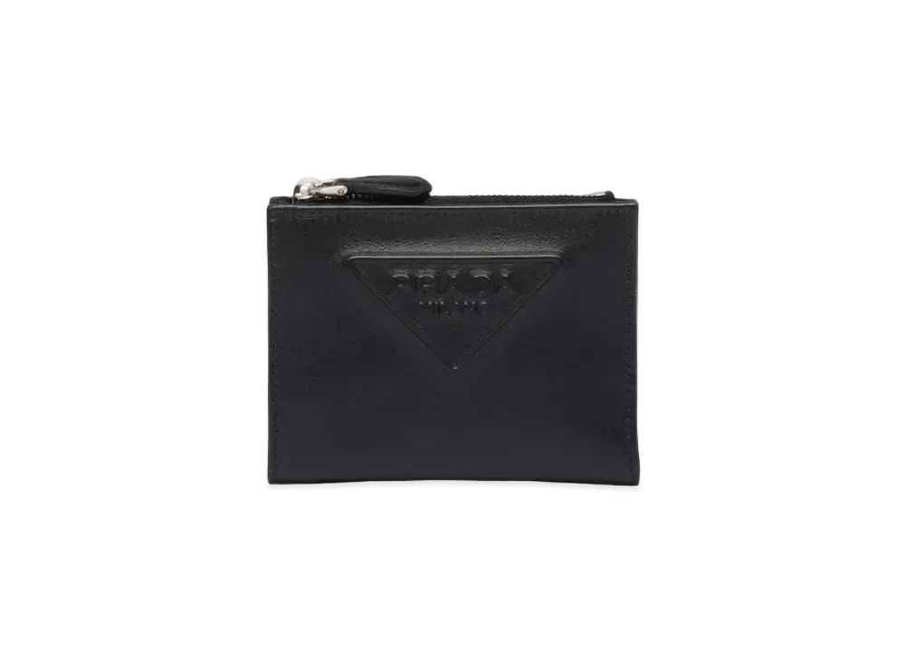 PRADA Small Leather Wallet "Black"