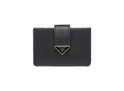 PRADA Leather Card Holder "Black"