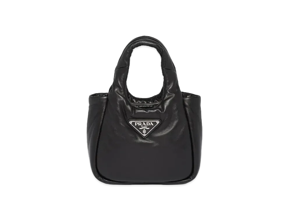 PRADA Small Padded Prada Soft Nappa Leather Bag "Black"