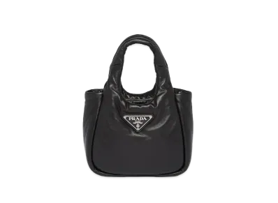 PRADA Small Padded Prada Soft Nappa Leather Bag "Black"