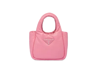 PRADA Small Padded Prada Soft Nappa Leather Bag "Geranium Pink"