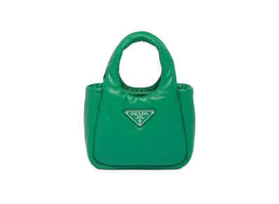 PRADA Small Padded Prada Soft Nappa Leather Bag "Mango"