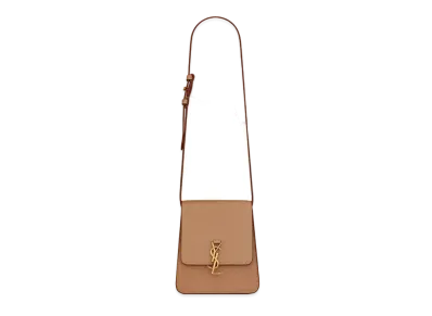 Saint Laurent Kaia North/South Satchel In Vegetable-Tanned Leather "Brown Gold"