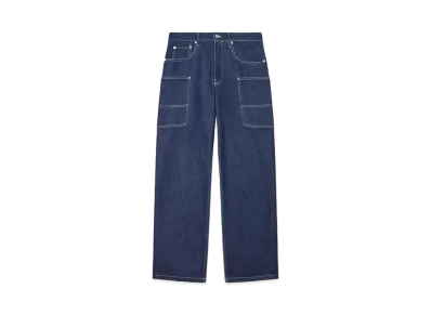 KENZO Cargo Monkey Fit Jeans "Rinse Blue Denim"