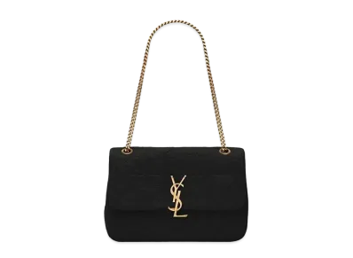 Saint Laurent Jamie Medium Carre Rive Gauche In Jersey "Black"