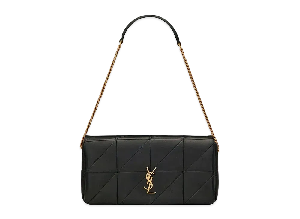 Saint Laurent Jamie 99 Carre Rive Gauche In Lambskin "Black"